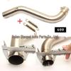 Sezione Centrale Scarico Acciaio Inossidabile Benelli 300 per Motocicletta Huanglong 600/300