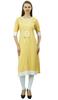Bimba Women Rayon Tunic 3 4 Sleeve Chic Kurti Kurta Indian Ethnic Dress