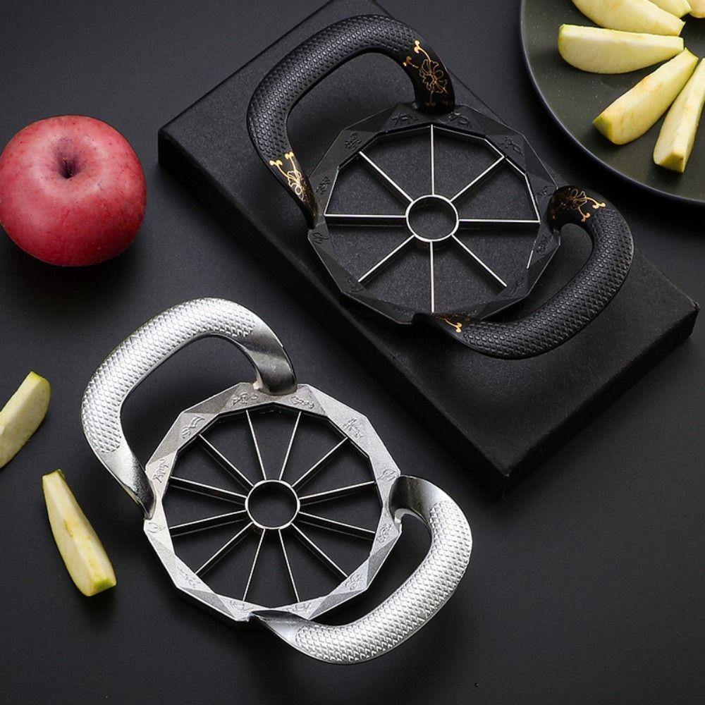 Non-slip Handle Fruit Divider 304 Stainless Steel Fruit Cutter Practical Fruit Slicer Children
