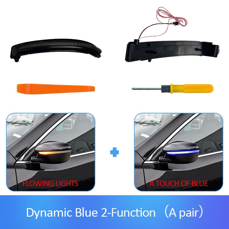 Modified Upgrade LED Sequential Turn Signal Light for Nissan X-Trail /Rogue T32 Terra Side Mirror Dynamic Streamer Flowing Light