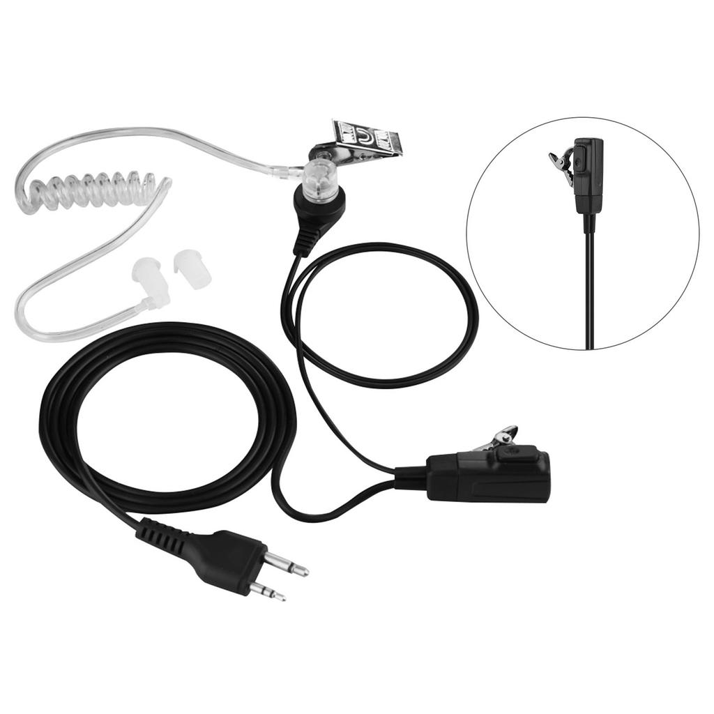 Căști cu tub transparent pentru căști Heatset Microfon pentru căști radio Midland Walkie Talkie