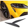 Soft Carbon Fiber Hood Vent Cover Trim Fit for Toyot@ Supra GR A90 A91 MK5 2019-2025, Headlight Side Vent Outlet Cover Trim, Side Air Conditioning