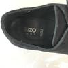 Made In France KENZO Suede Plain Toe Leather Dress Shoes Men’s 41 25.5-26.0 Black Vintage
