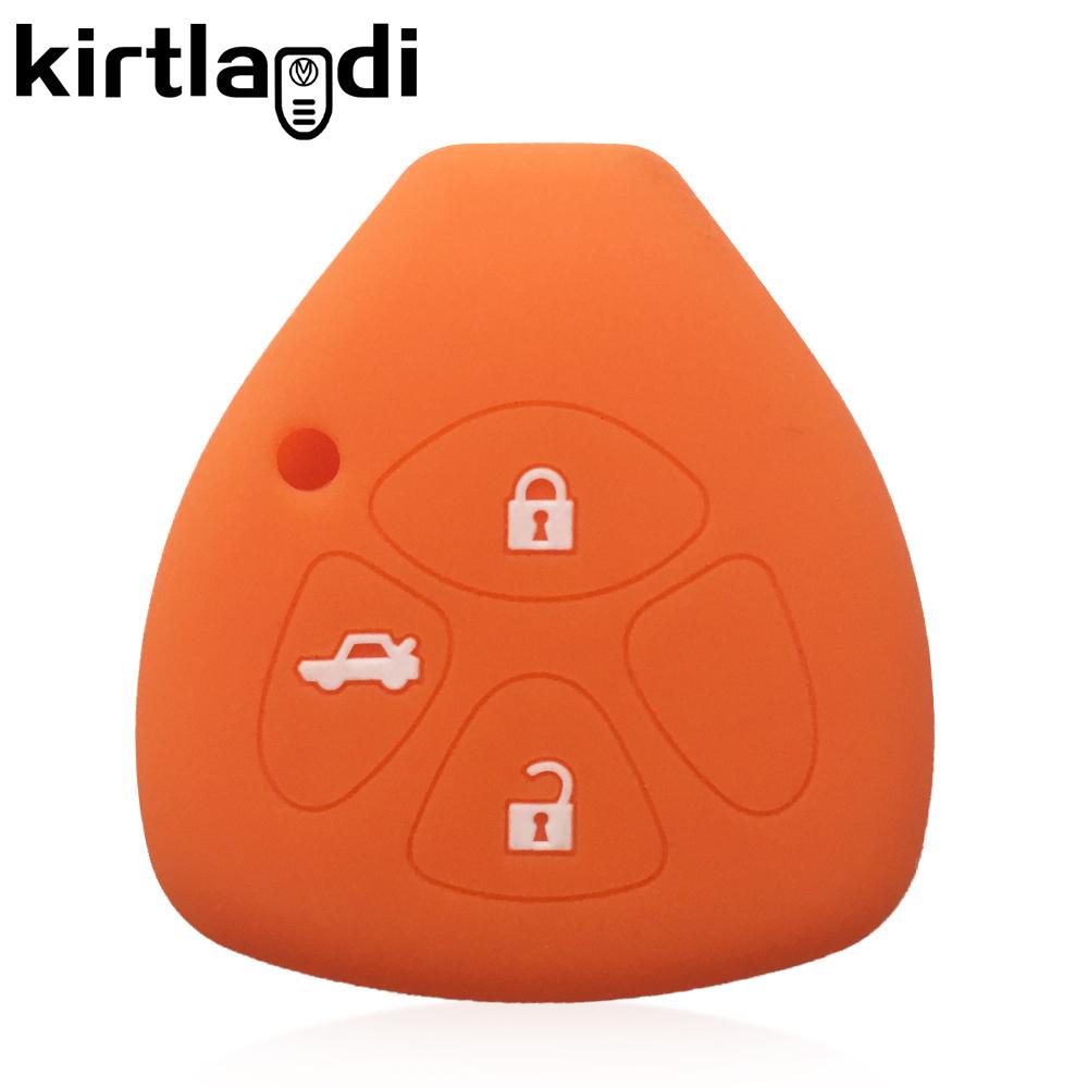 Car Accessories Key Case Cap for Toyota Rav4 Auris Corolla IQ Porte Yaris/Vitz Verso Hilux Icon Camry 40 2/3/4 Buttons Key Cover
