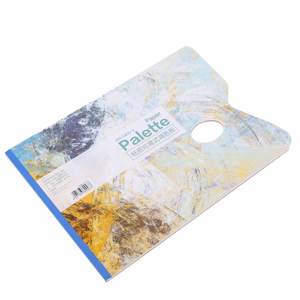 

25 листов одноразовой палитры профессиональная гуашь масляная живопись палитра блокнот белая бумага