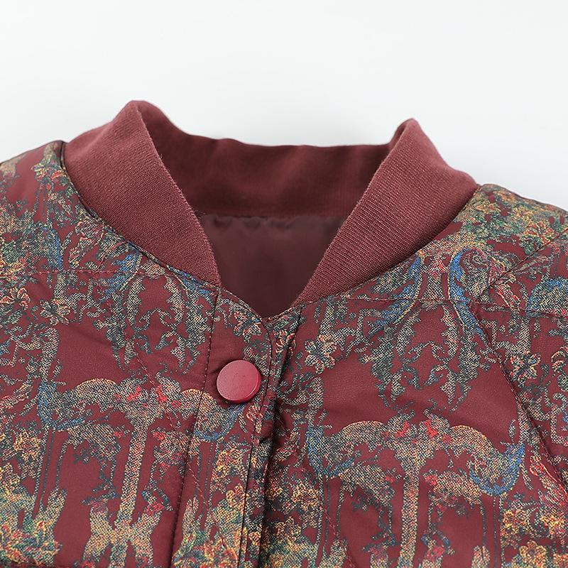 Women's Lightweight Warm Padded Jacket - Ideal for Middle-Aged and Elderly - Close-Fitting Inner Lining for Mothers and Grandmas