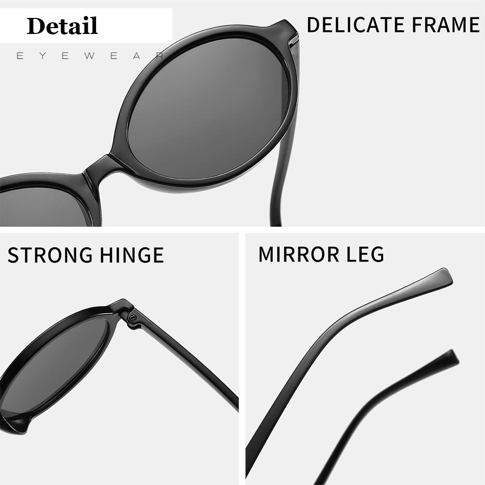 New Fashion Vintage Oval Small Frame Sunglasses For Men Women Brand Design Sun Glasses Outdoor Trendy Sunscreen Shades UV400