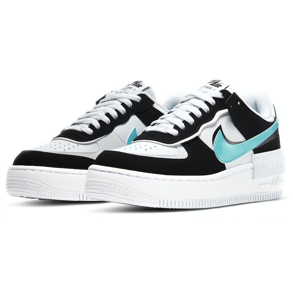 New Nike Air Force 1 Low Shadow White Black Aurora Women's CZ7929-100