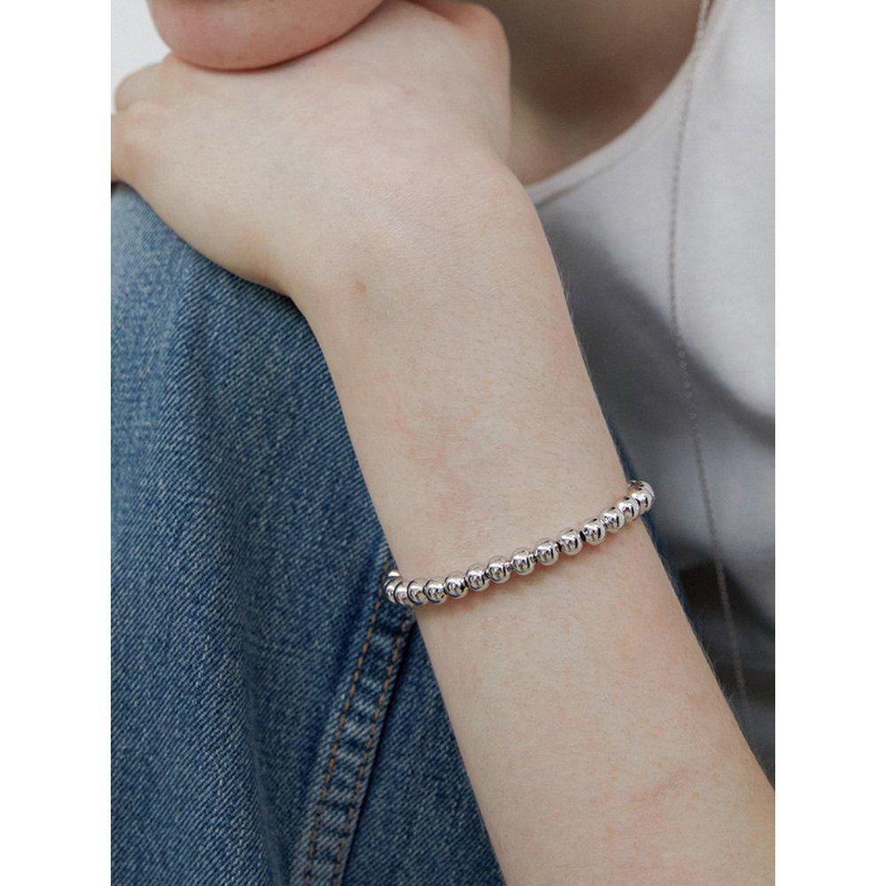 Ball Bead Bracelet 6Mm (Silver) Bh7B53734Wb175