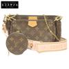 20 Years M44840 Monogram Multi Pouch Accessories Shoulder Bag Brown / pinkUsed