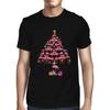 1t T Shirt Unisexs Flamingo Tree Christmas Made Of Flamingos Vintage Designer Clothes Comfortable Graphic Breathable