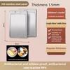 New 304 Hanging Style Kneading Board Double Sided Kitchen Vegetables Cutting Board Stainless Steel Chopping Board