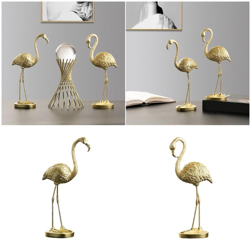 Sošky plameňáků Moderní bytové dekorace Pryskyřičné sošky ptáků plameňáků Ozdoba Plameňáci Tropické prvky Stolní dekorace pro pobřežní oblasti