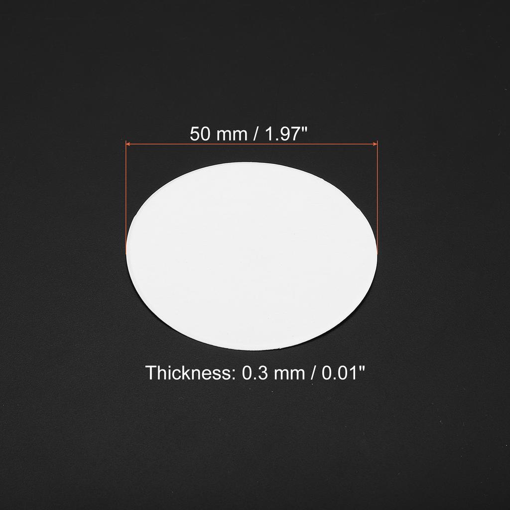50Pcs 0.3mm Thick Round Cardboard Paper Blank Disc Circles Slices for Party Decorations DIY Craft Arts Drawing Painting Writing