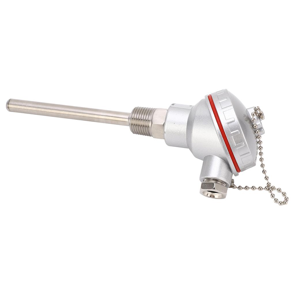 K Type Thermocouple Temperature Sensor Probe 10 X 100mm PT1 2in Thread Thermocouple Terminal Head