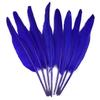 Bulk Long Colorful Goose Wing Feathers Pen Ballpoint Pen Metal Pretty Party Wedding Gift Craft Special Events