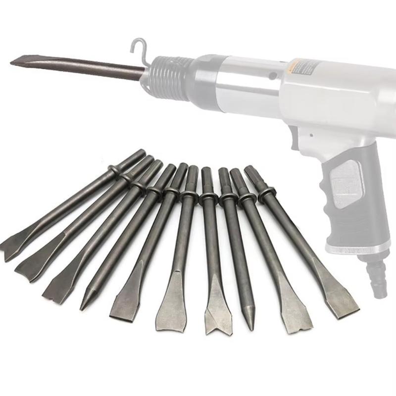 Air Hammer Bits Set Pneumatic Hammer Chisel Bits Air Chisel Bits Air Hammer Punch Chipping Bits Set Air Hammer Repair
