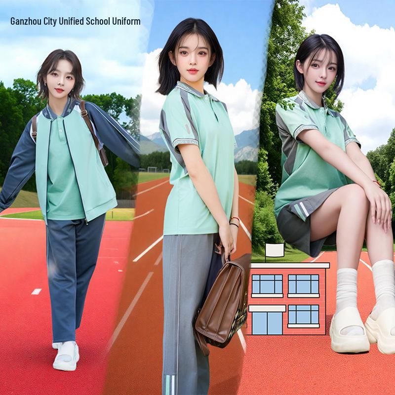 Jiangxi Ganzhou Primary & Secondary School Uniforms: Designated Style Sports Suit for Students