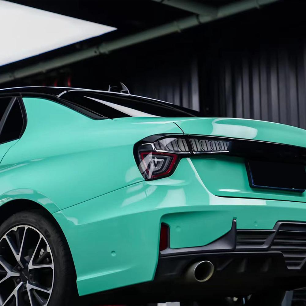 Mint Green Car Wrap Stickers Color Change Vinyl Film PET Bubble Free Auto Self Adhesive Sticker Car Accessories Decoration