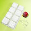 Silica Gel Mousse Cake Mold, Bakery Dessert Mousse DIY Chocolate Soap Candle Mold, 8-Cavity Cube Honeycomb