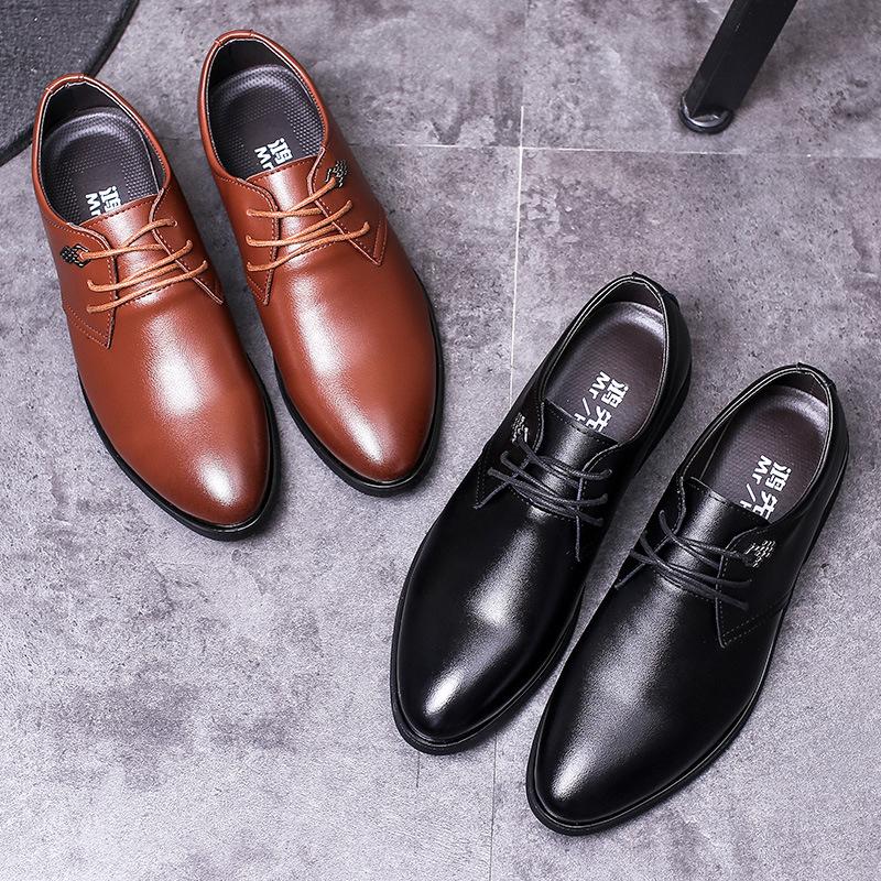 Fashion 2024 Men Shoes Spring Summer Formal Genuine Leather Business Casual Shoes Men Dress Office Luxury Shoes Male Breathable Oxfords