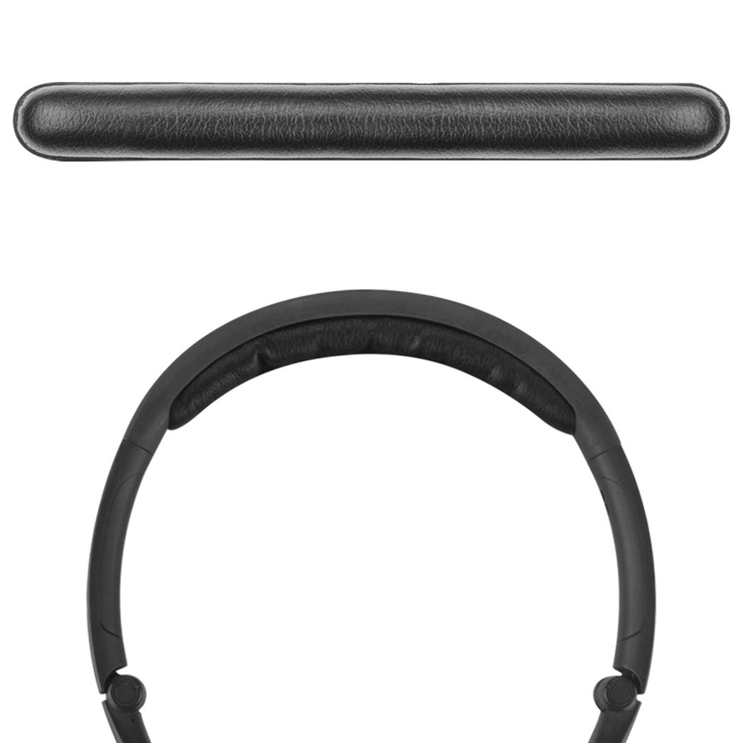 

Geekria Headband Compatibility Headphone Headband Protein Leather Pad Compatible with Arker Game AKG K450, K451, Q460 Replacement (Black)