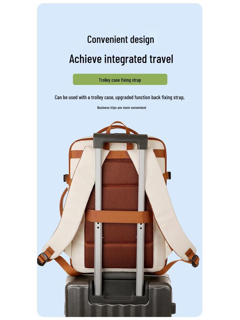 Cross-Border Multifunktionaler Laptop-Rucksack mit großer Kapazität - Erweiterbare Reise- & Freizeittasche