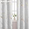 1 Stück NAPEARL 80% Verdunkelung Modische und minimalistische Vorhänge mit goldener und Marmorstruktur für Wohnzimmer Schlafzimmer Balkonfenster Heimdekoration