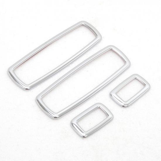 Interior Door Armrest Window Lifter Cover Trim For Jeep Grand Cherokee 2014-2018 Bright 111521