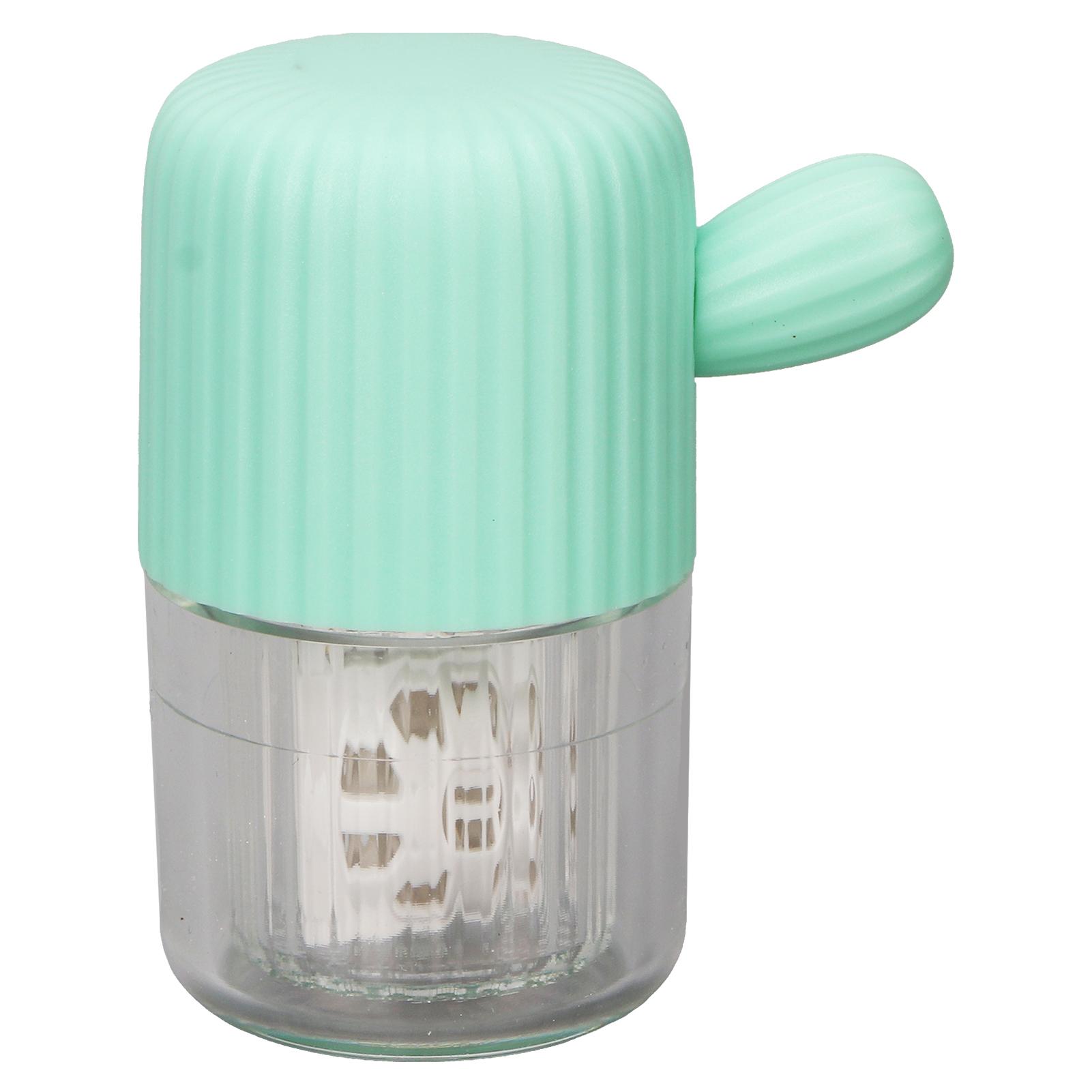 

Коробка для чистки контактных линз Портативный мини-футляр для ручной стирки для ежедневного использования зелёный