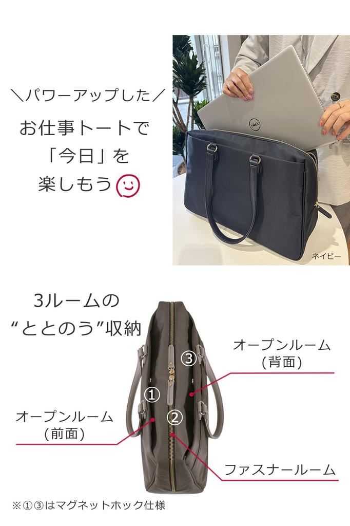 Memezawa Bags: Elegant Nylon Tote Bag for Women, Lightweight, Shoulder Bag, Computer Bag, Stylish Business Tote Bag for Adults, Commuting, Sales, A4