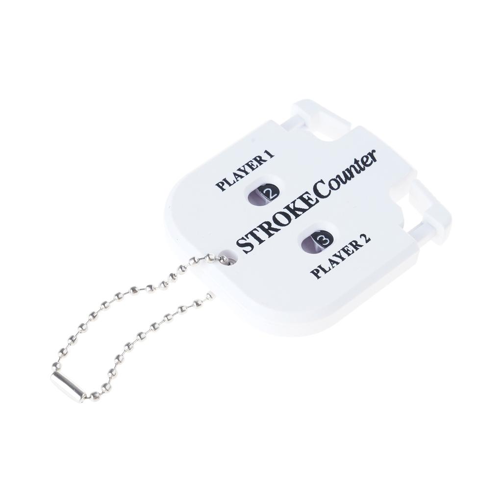 Golf Score Indicator Putt & Shot Scorekeeper for Golf Scoring Keychains 2 Player Golf Score Counter Golf Strokes Counter