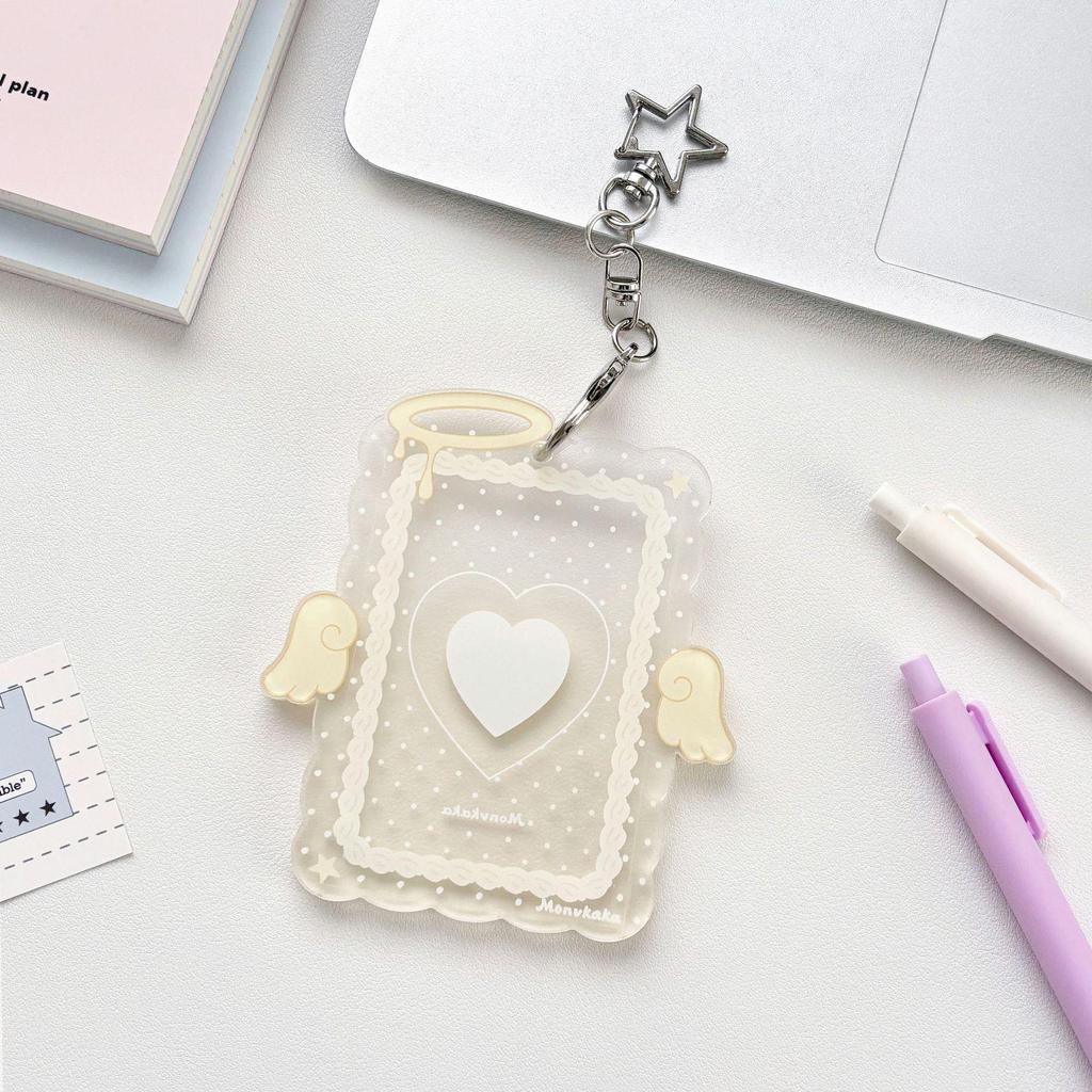 Original Angel Wings Cream Acrylic Small Card Sleeve