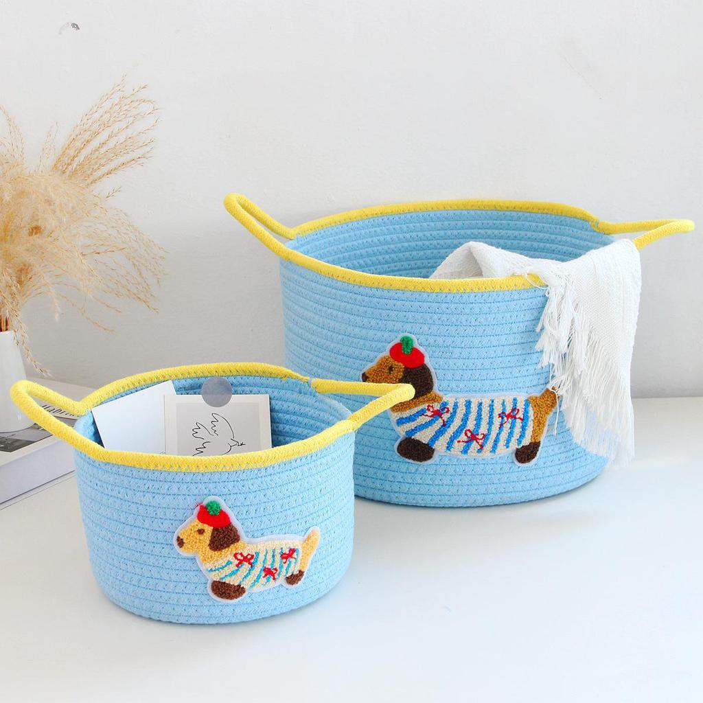 In-Style Handmade Woven Storage Basket for Office and Home