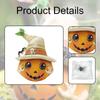 Halloween Pumpkin Statue Figurines Cute Resin Garden Accessory Sculpture Decoration for