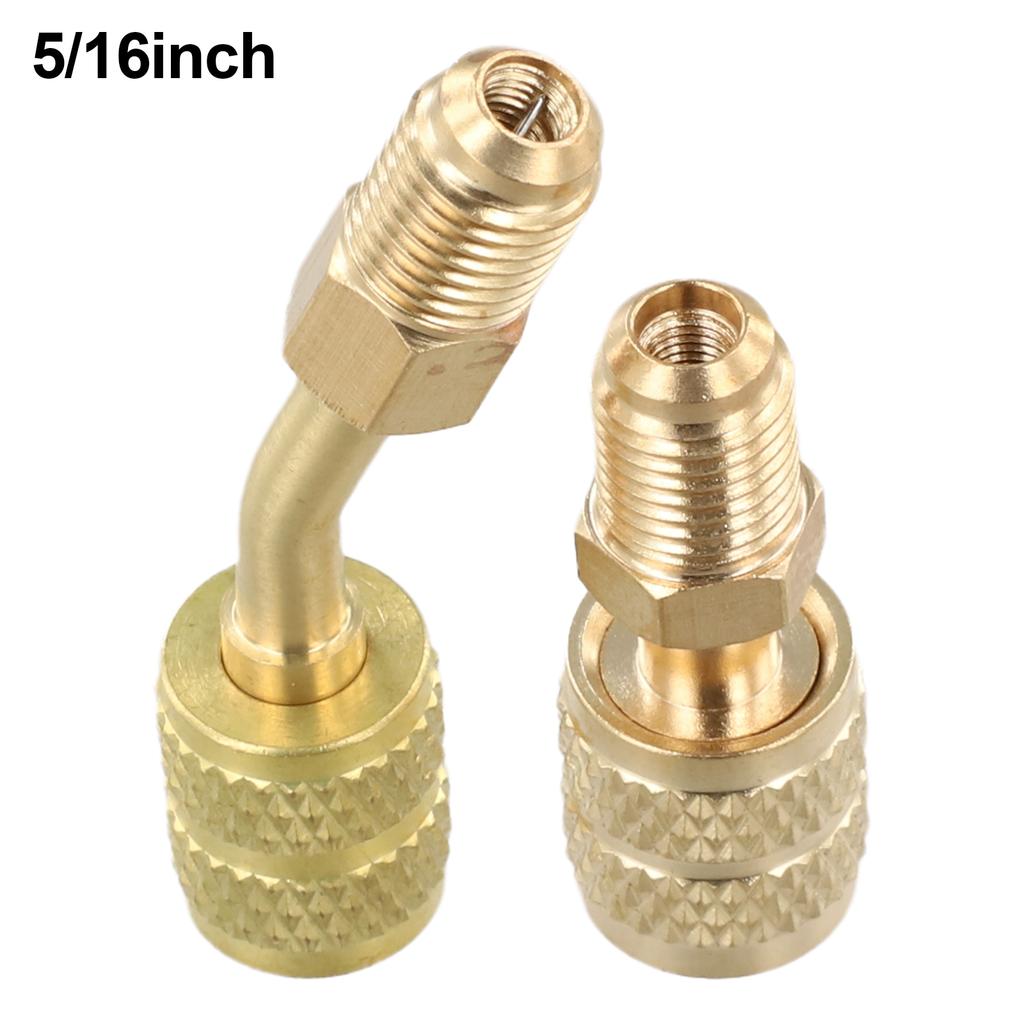 HVAC Werkzeug 45 Grad Adapter Messing Material Problemlose Installation Auslaufsicheres Design Messing Und Gummi Adapter Adapter