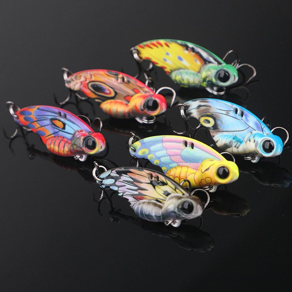 Vibration Spoon Bait 15g/5.5cm Bass Fishing Lure Butterfly Metal VIB Bait Hard Bait for Bass Pike Trout Pesca