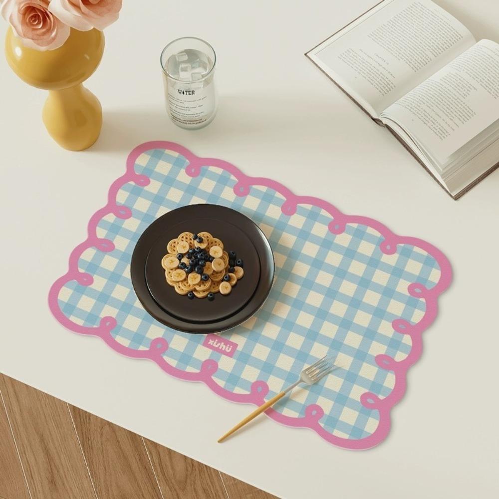 Water-Absorbing Table Mat Dopamine Coaster New Placemats  Table Decoration Accessories