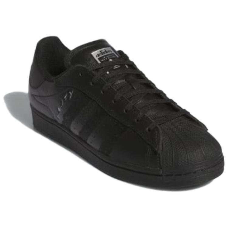 Unity X Adidas Superstar ADV Unity Through Skateboarding Unisex Sneakers Black Core-Black Silver-Metallic ID8723