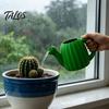 Ergonomic Handle Water Can Cute Cactus Watering Can, Shower Head Plastic Small Plant Waterer Pot, for Houseplants, Indoor Flowers Decorative