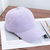 High-quality Pure Cotton Light Board Solid Color Versatile Baseball Cap for Men and Women Soft Top Casual Big Head Circumference Showing Face Small C
