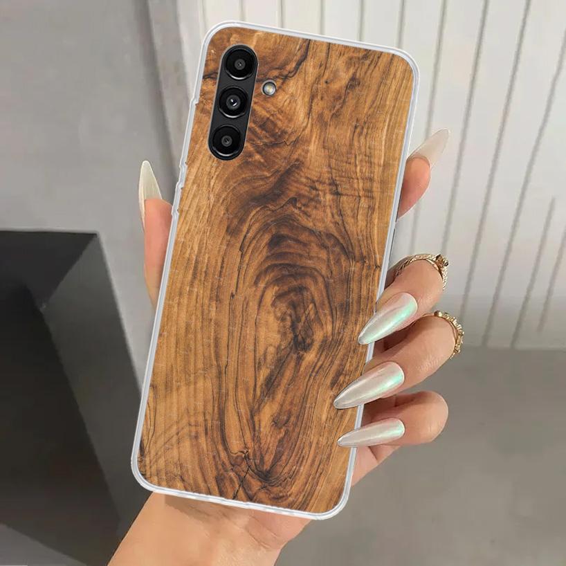 Wood Wooden Pattern Phone Case for Samsung Galaxy A17 A16 A37 A26 A36 A57 A56 A15 A25 A35 A55 A14 A24 A34 A54 A13 A23 A33 A53 Ga
