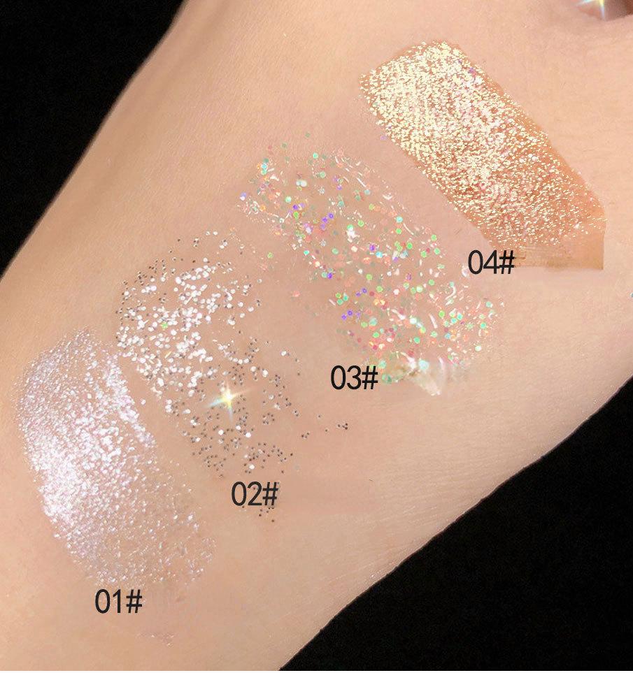 Csillogó és fényes vízálló folyékony csillogó szemceruza szemhéjpúder smink fémes szemceruza Pen Eye Beauty Party sminkeszközök