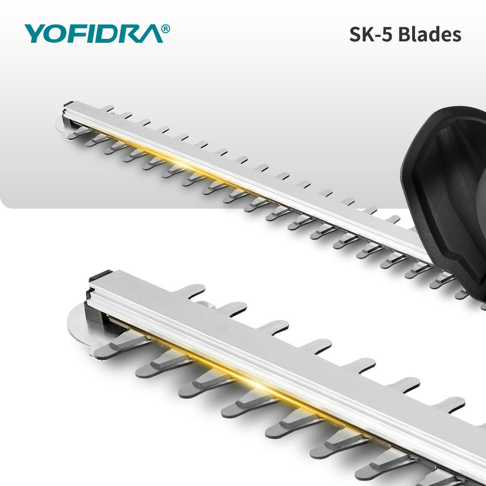 YOFIDRA 2000W Electric Hedge Trimmer 15000RPM Lawn Mower Garden Landscaping Hedge Pruner Trimmer Tool For Makita 18V Battery