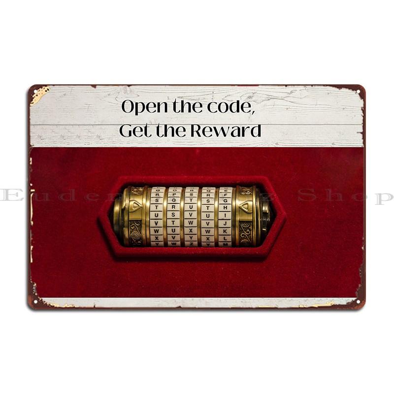 

Cryptex Metal Plaque Poster Bar Party Garage Print Sign Tin Sign Poster 20x30cm