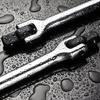 Multipurpose Ratcheting Wrench Corrosion Resistant Steel Construction For Carburetor Tuning And Cylinder Vehicle Repairs