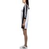 adidas Jersey Neo Cómodo Transpirable Vestido de Manga Corta Vestidos de Mujer Negro Blanco CV9219