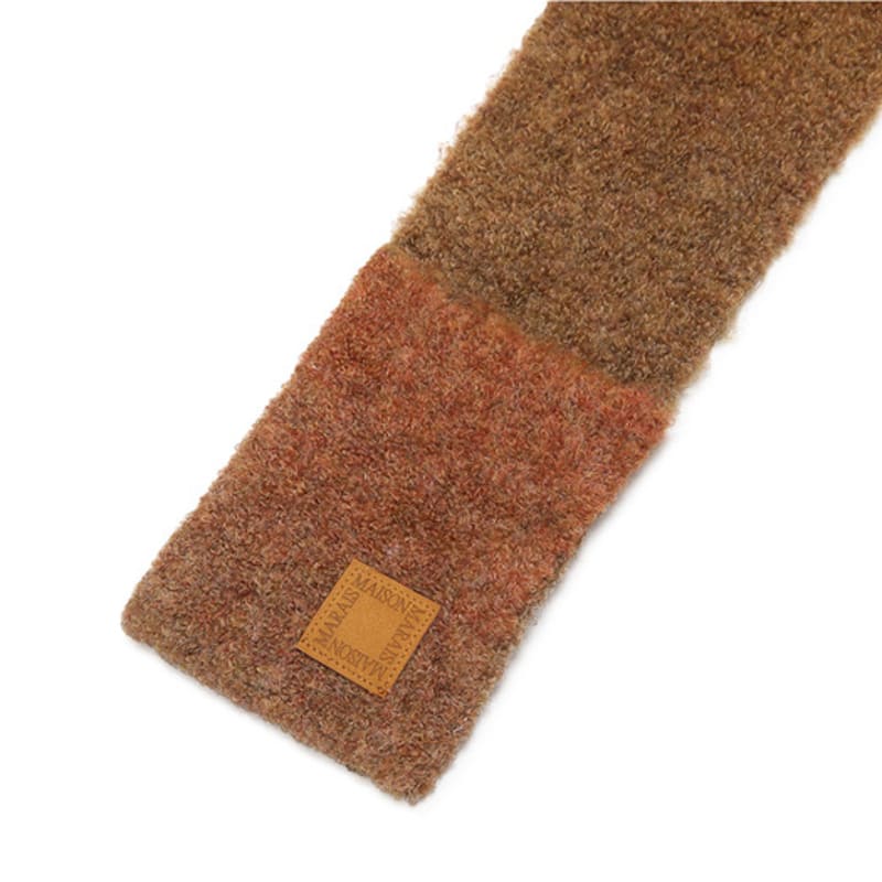 MAISONMARAIS Fancy Muffler, Brown