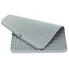 Silicone Dish Drying Mat With Non Slip Design Fast Drainage Ridges For Kitchen Counter Placing Dishes Cups Spoons Tableware