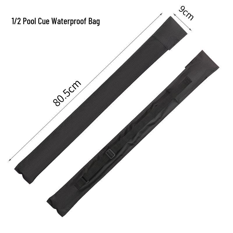 Two-Piece Billiard Cue Protective Case - Portable Snooker Cue Bag and Backpack